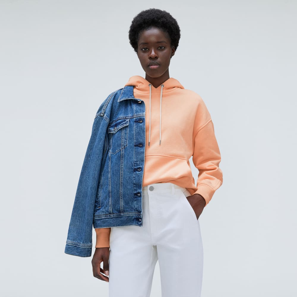 The Track Organic Cotton Popover | Apricot - Image 4