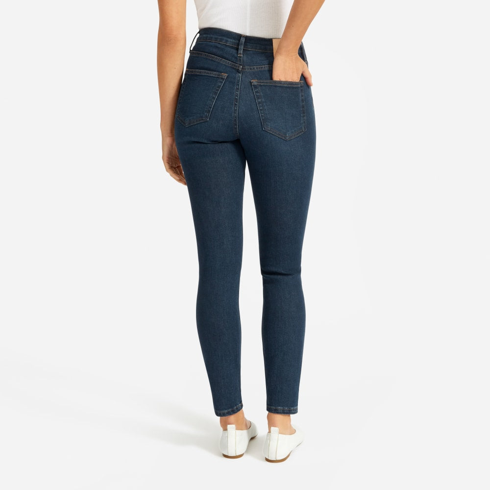 The Authentic Stretch High-Rise Skinny | Deep Indigo | 26.5 Inseam - Image 12