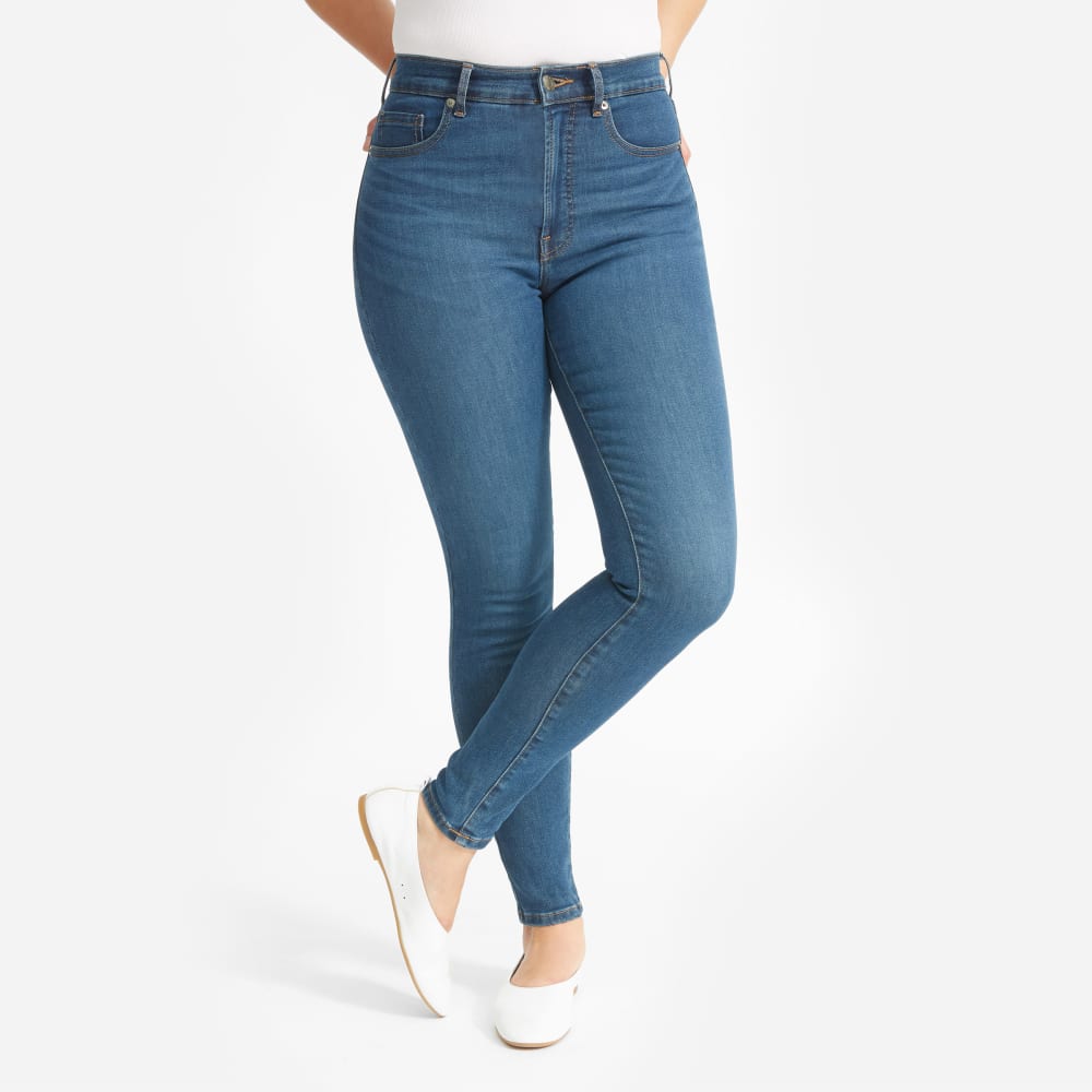 The Authentic Stretch High-Rise Skinny | Mid Blue | 28.5 Inseam - Image 8