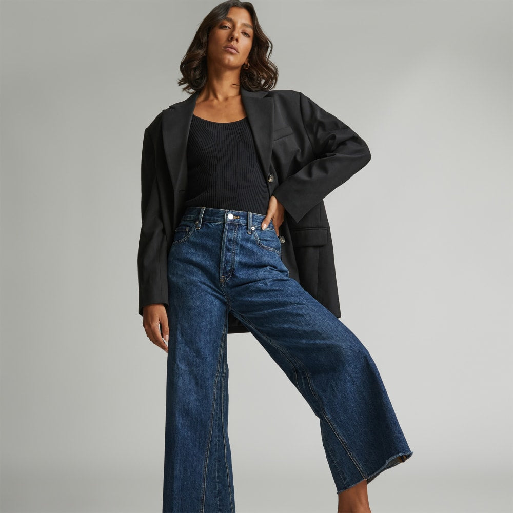 The Way-Wide Crop Jean | Iznik Ink - Image 7