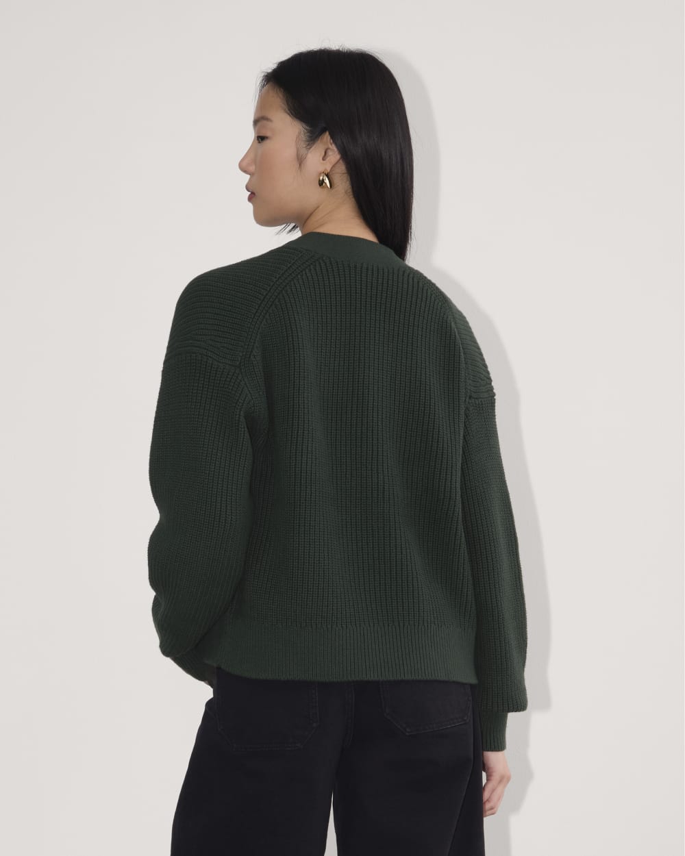 The Boxy Cardigan in Everyday Cotton | Scarab - Image 5