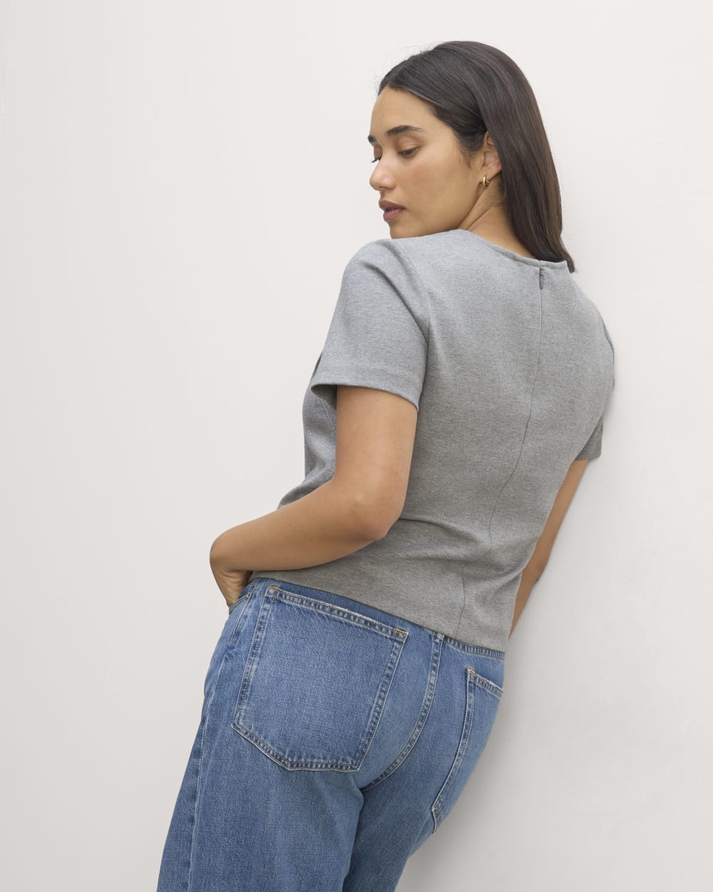 The Dream Tee | Mid Heather Grey - Image 6