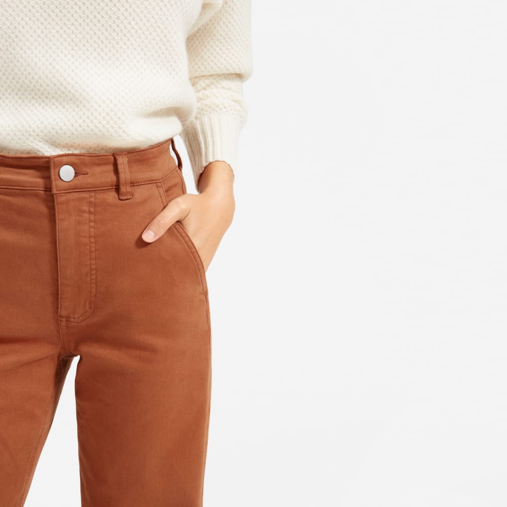The Straight-Leg Crop | Cocoa Brown | Regular - Image 4