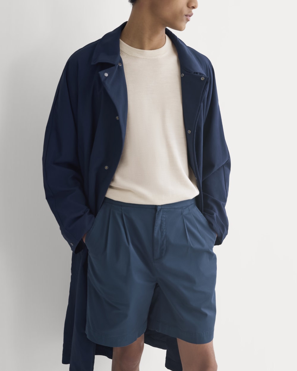 Pleated Easy Short | Midnight Navy - Image 4