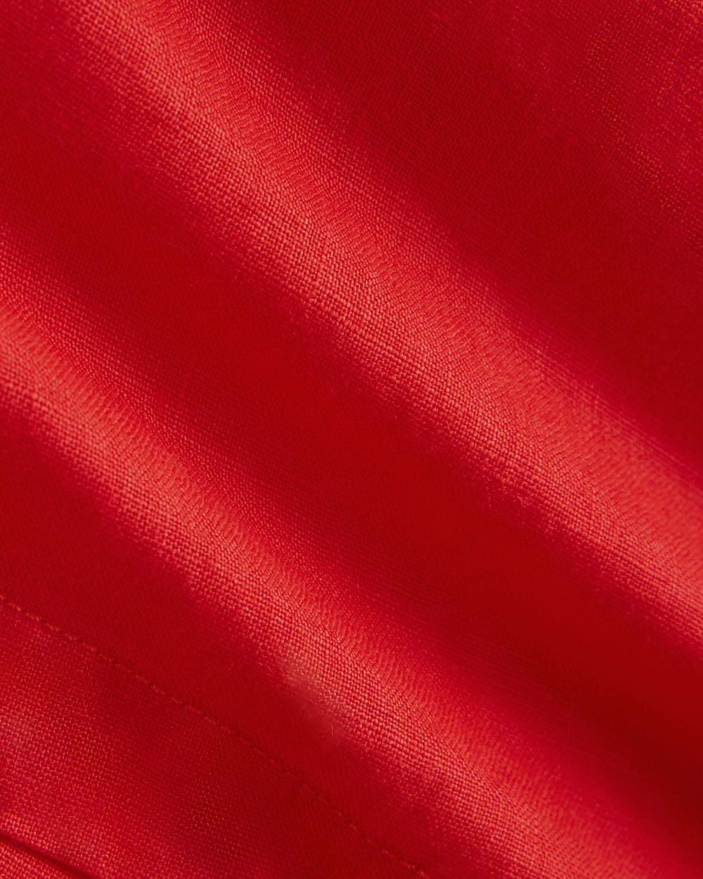 Flowy Short in Linen | Fiery Red - Image 5