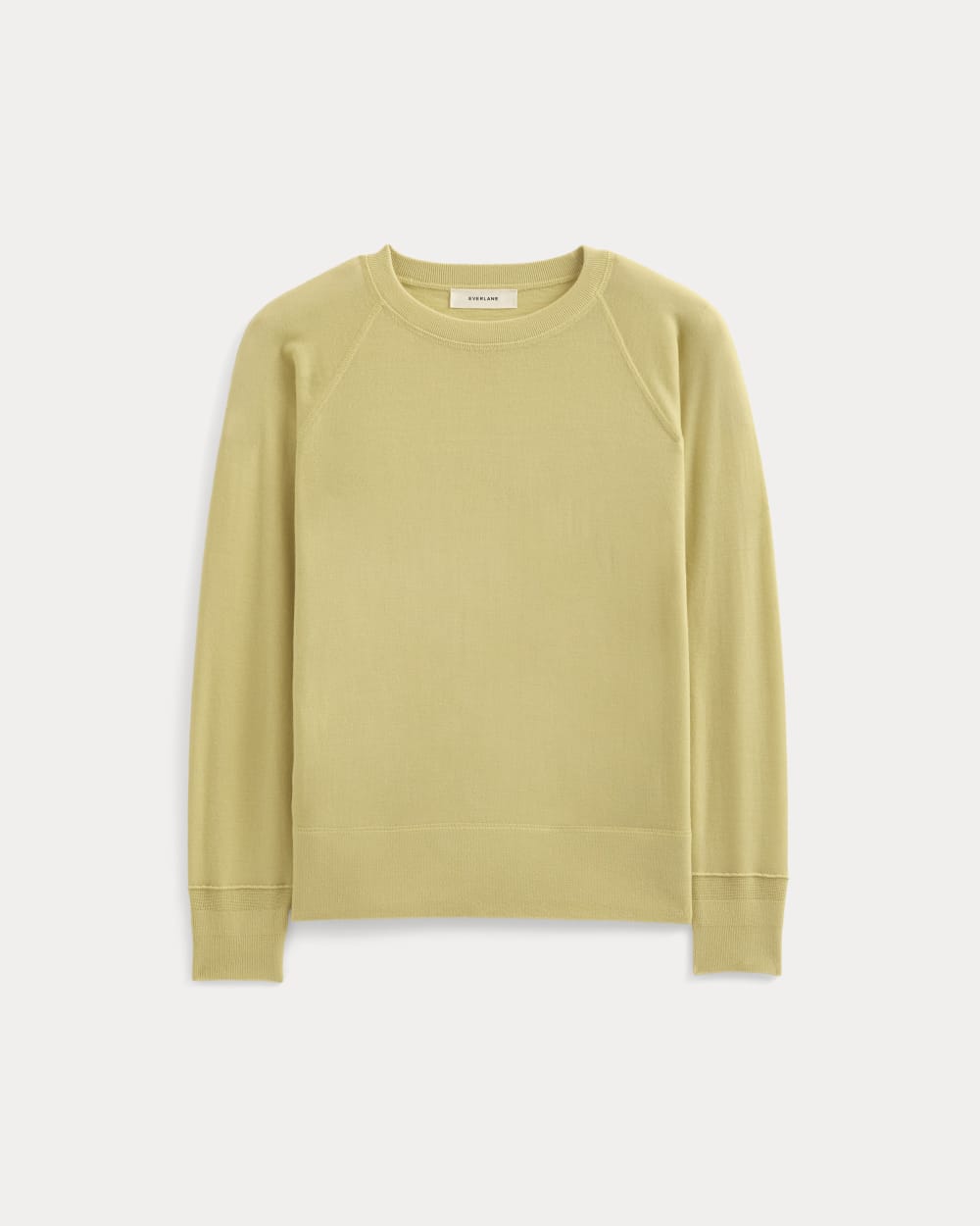 Raglan Sweater in Ultrasoft Merino | Double Cream - Image 2