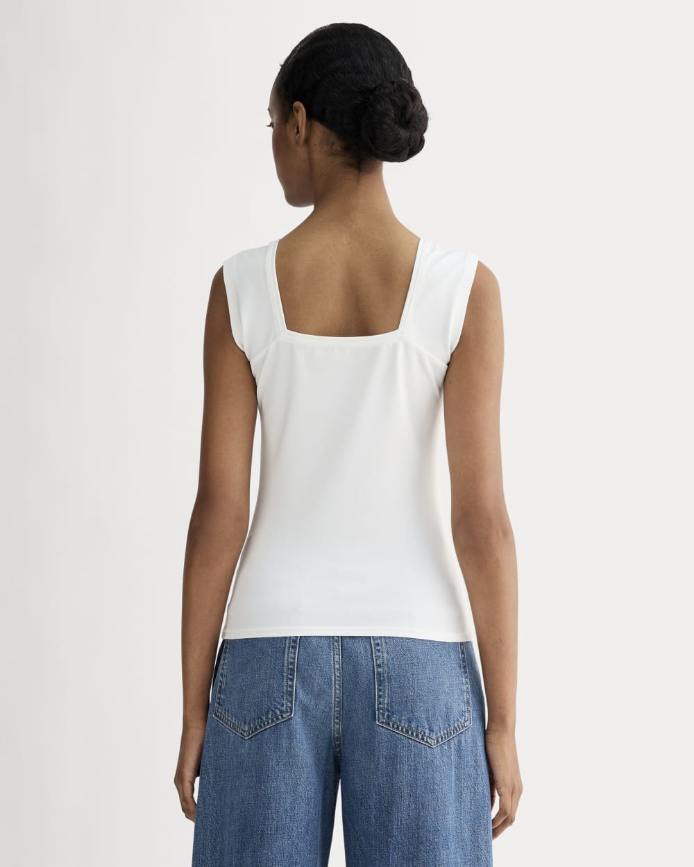 The Form Square-Neck Tank | White - Image 5