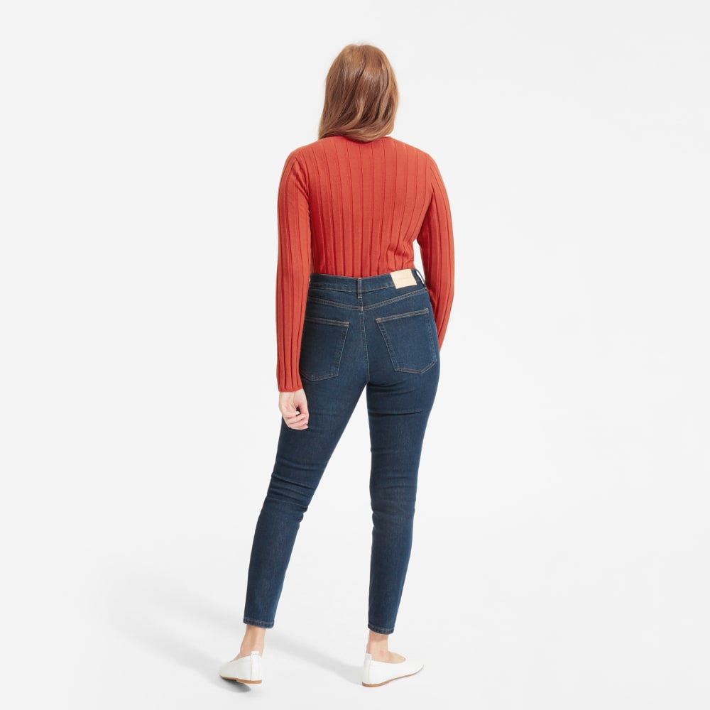 The Authentic Stretch High-Rise Skinny | Dark Blue Wash | 26.5 Inseam - Image 9