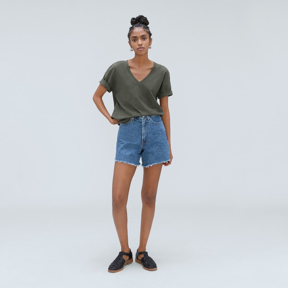 The Organic Cotton Slouchy V-Neck | Kambaba - Image 6