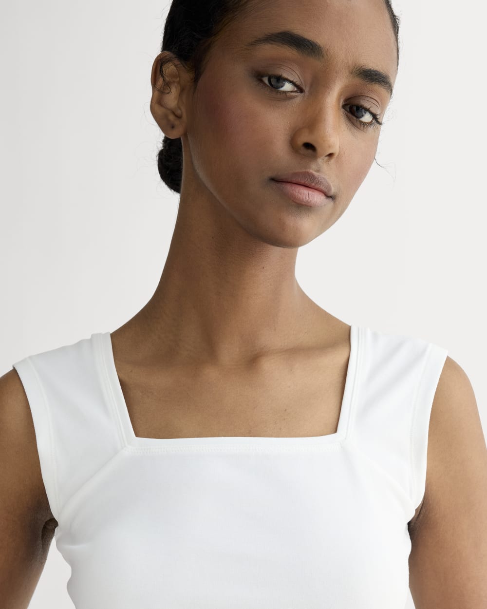 The Form Square-Neck Tank | White - Image 4