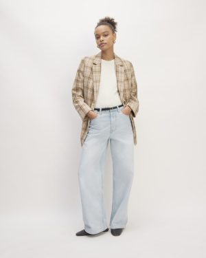 The Super Baggy Jean | Snowy Blue