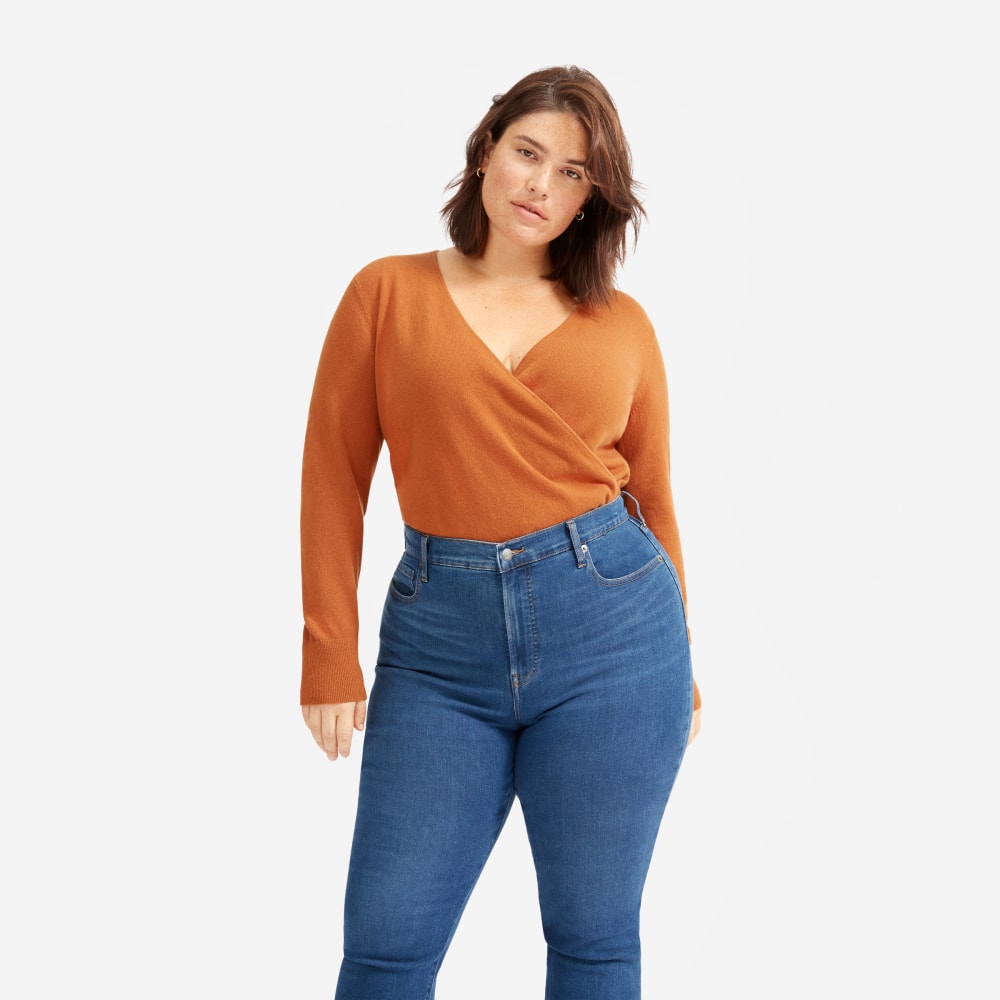 The Authentic Stretch High-Rise Skinny | Mid Blue | 28.5 Inseam - Image 3