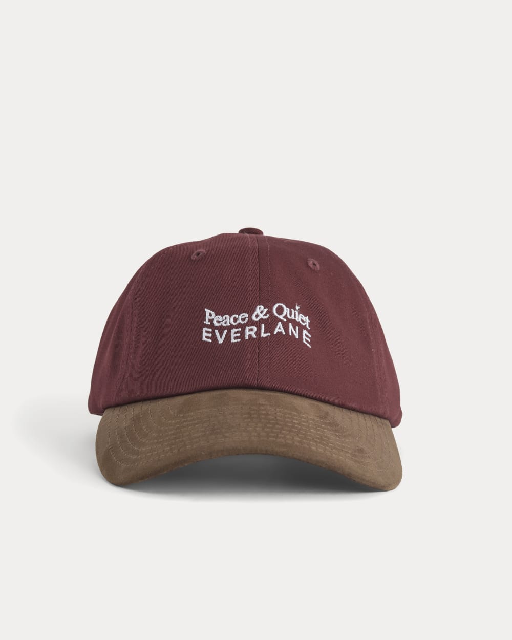 Everlane x Peace & Quiet Baseball Hat | Wine - Image 2