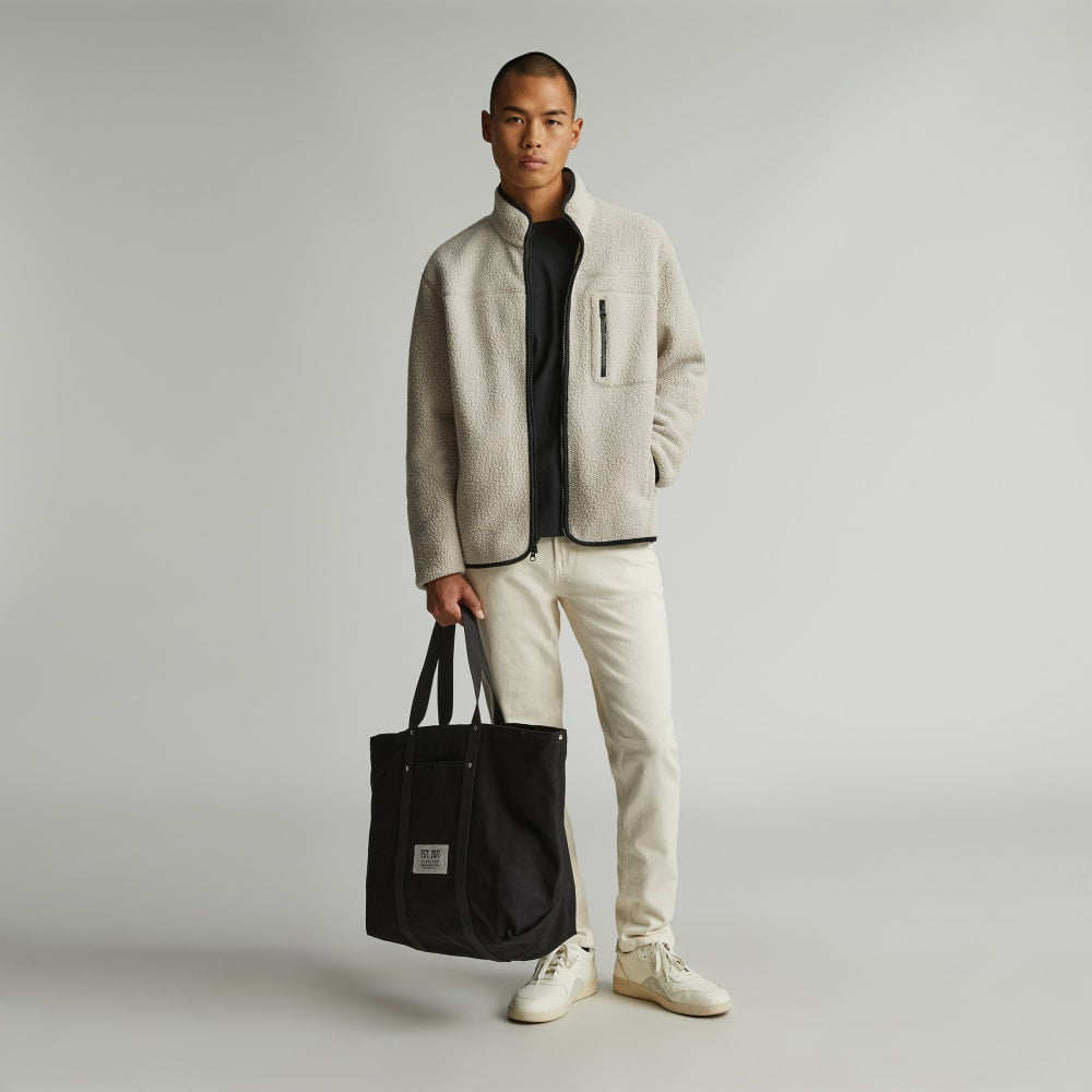 The Organic Canvas Weekender | Black - Image 6