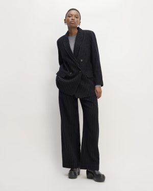 The ReWool? Double-Breasted Blazer | Navy / Bone