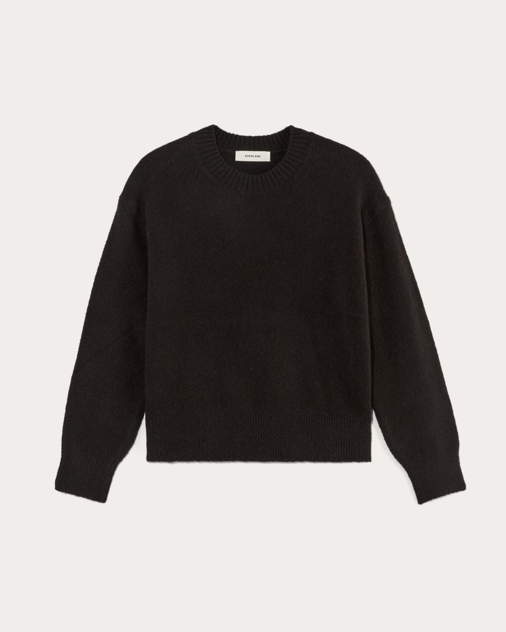The Cocoon Crew in Plush Cotton | Black - Image 2