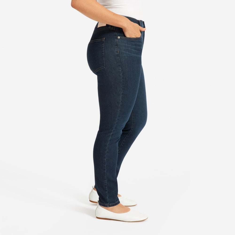 The Authentic Stretch High-Rise Skinny | Deep Indigo | 30.5 Inseam - Image 5