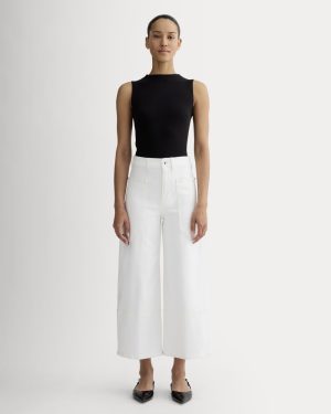The Way-High® Gardener Cropped Jean | Ecru