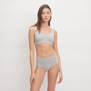 The Cotton High-Rise Hipster |  Heathered Grey