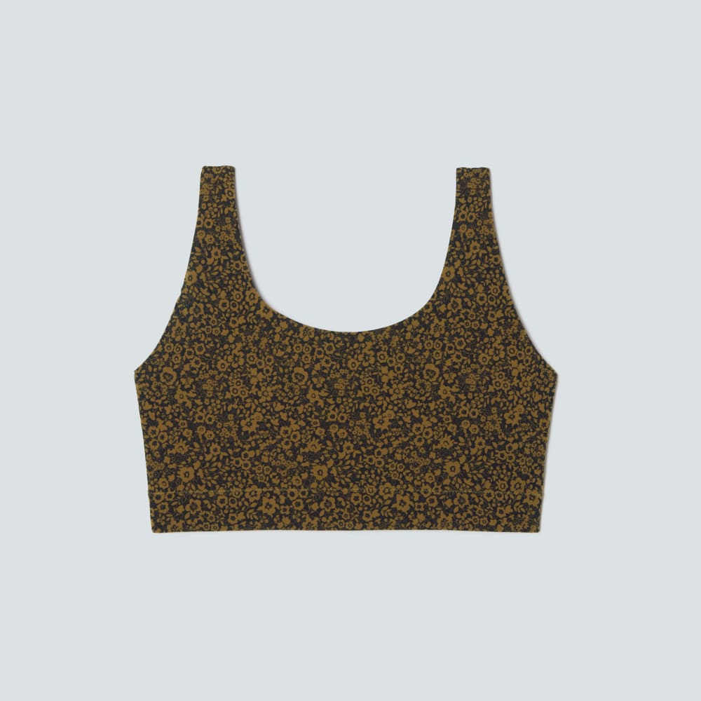 The Perform Bra? | Black / Breen Floral