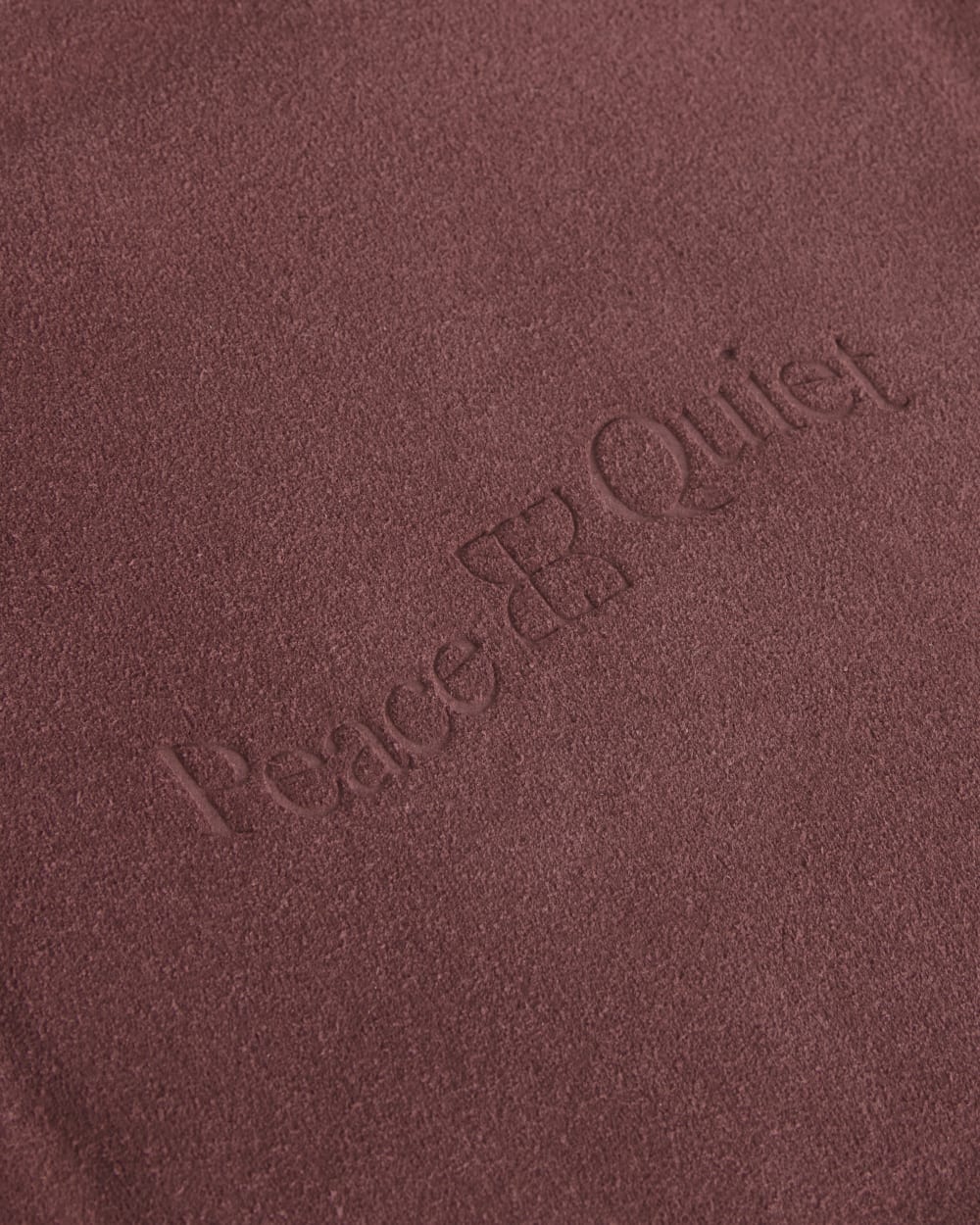 Everlane x Peace & Quiet Suede Catchall | Wine - Image 2