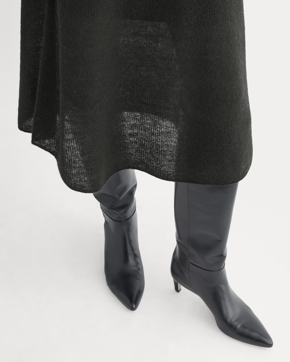 The Air Alpaca? Sweater Dress | Black - Image 3