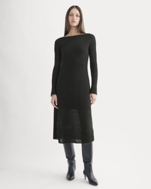 The Air Alpaca? Sweater Dress | Black
