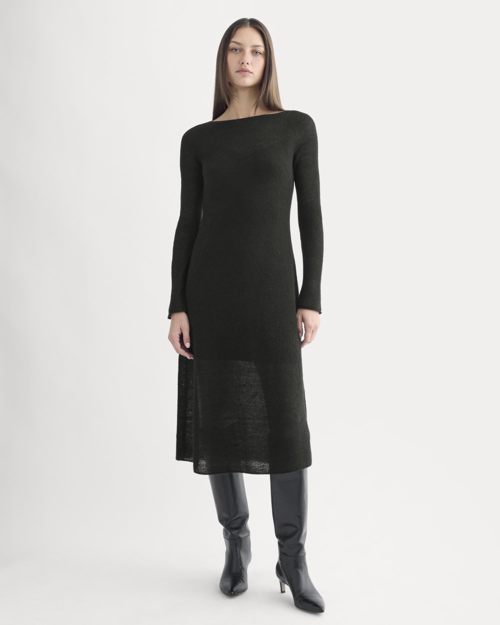 The Air Alpaca? Sweater Dress | Black