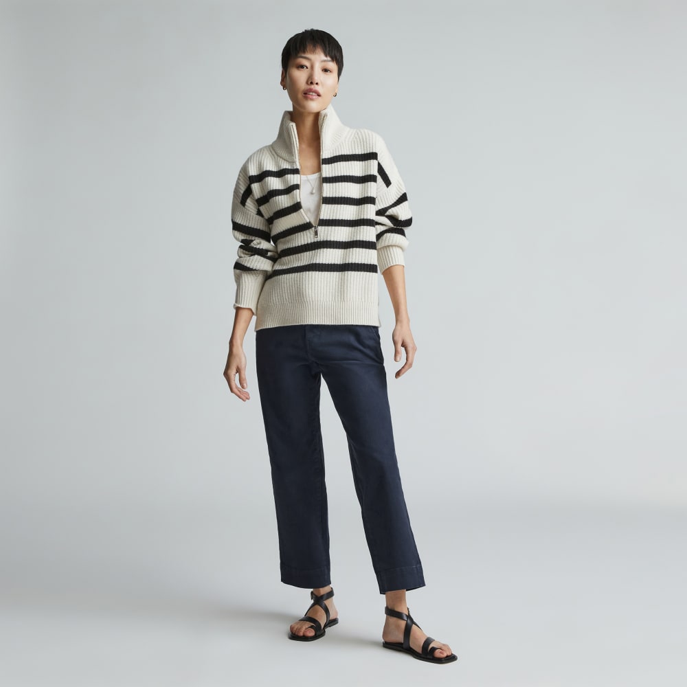 The Organic Straight-Leg Pant | Navy