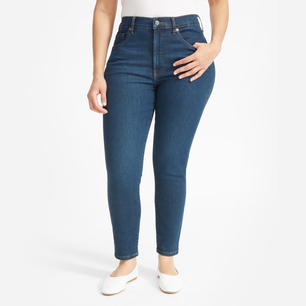 The Authentic Stretch High-Rise Skinny | Dark Blue Wash | 26.5 Inseam - Image 11
