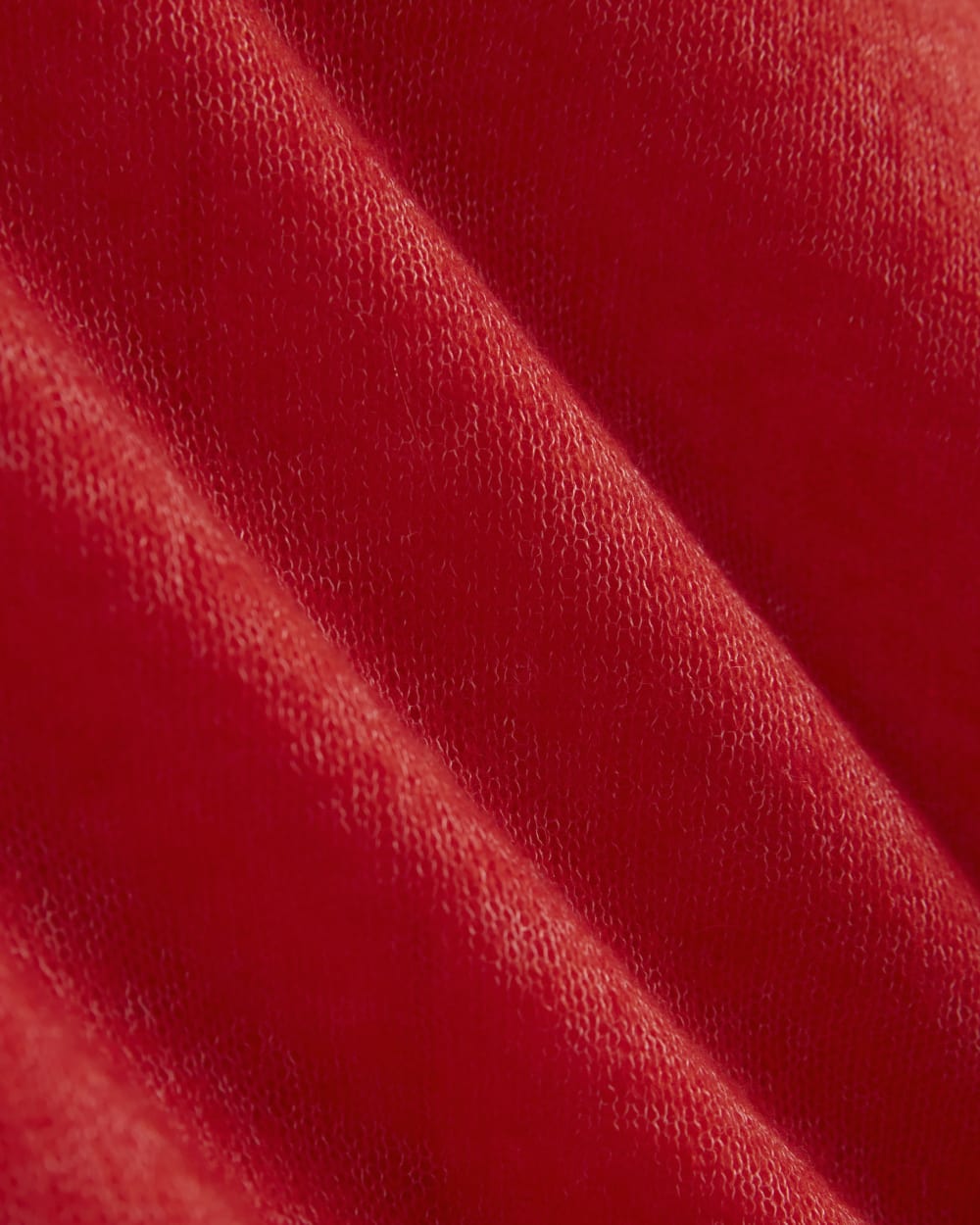 The Air Alpaca? Relaxed Crew Top | Fiery Red - Image 6