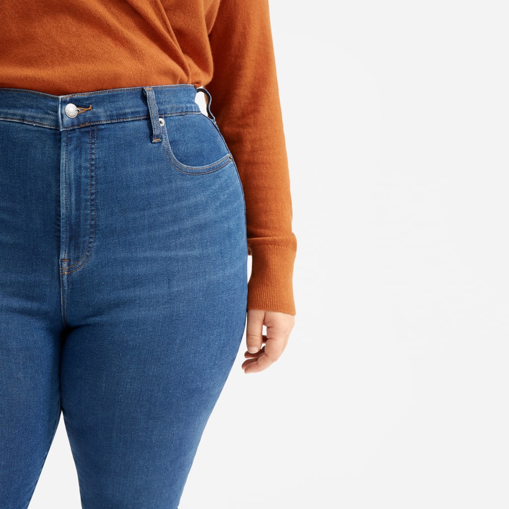 The Authentic Stretch High-Rise Skinny | Mid Blue | 28.5 Inseam - Image 4