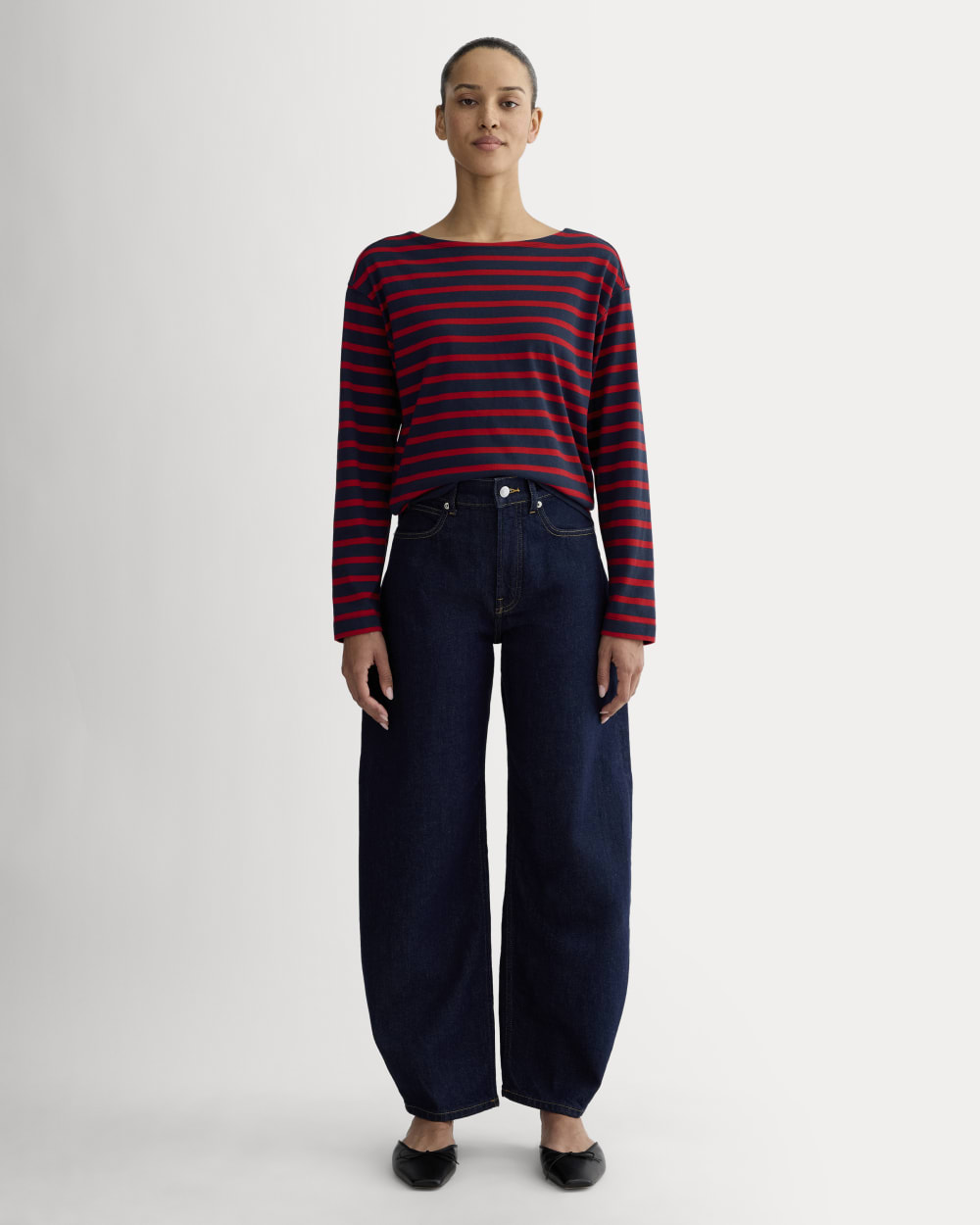 The Mariner Tee | Navy / Classic Red - Image 3