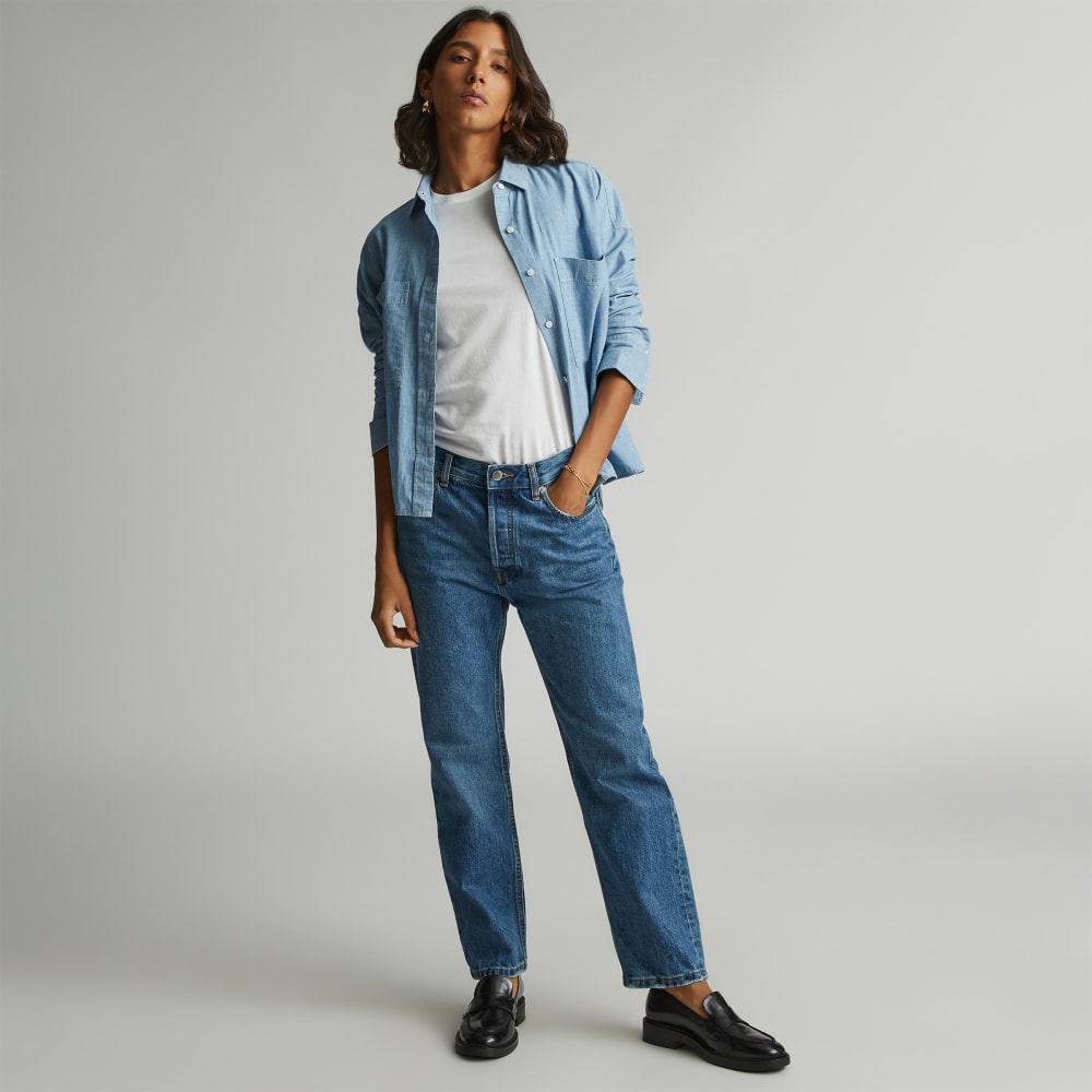 The Rigid Slouch Jean | Washed Indigo | 29.5 Inseam