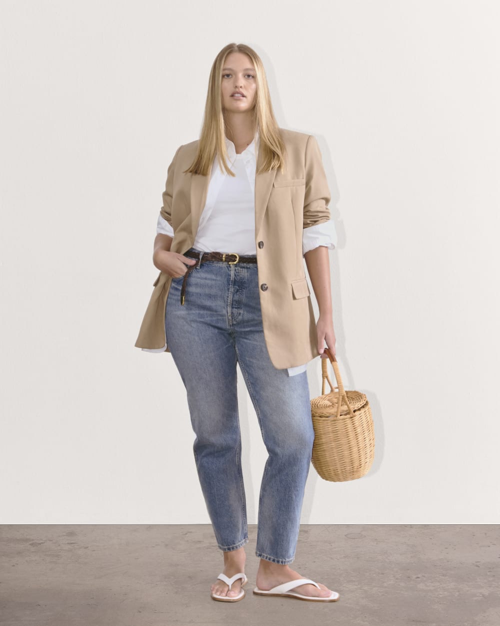 The Supima? Cotton Boyfriend Shirt | White - Image 4