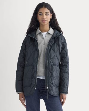 ReNew Quilted Hooded Liner | Navy
