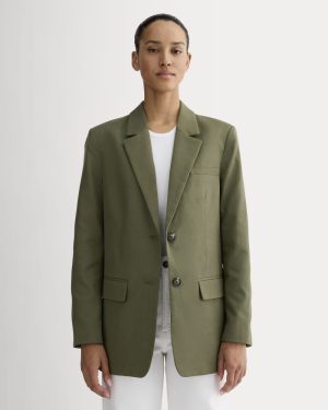 The Oversized Blazer in Buttersmooth | Kalamata