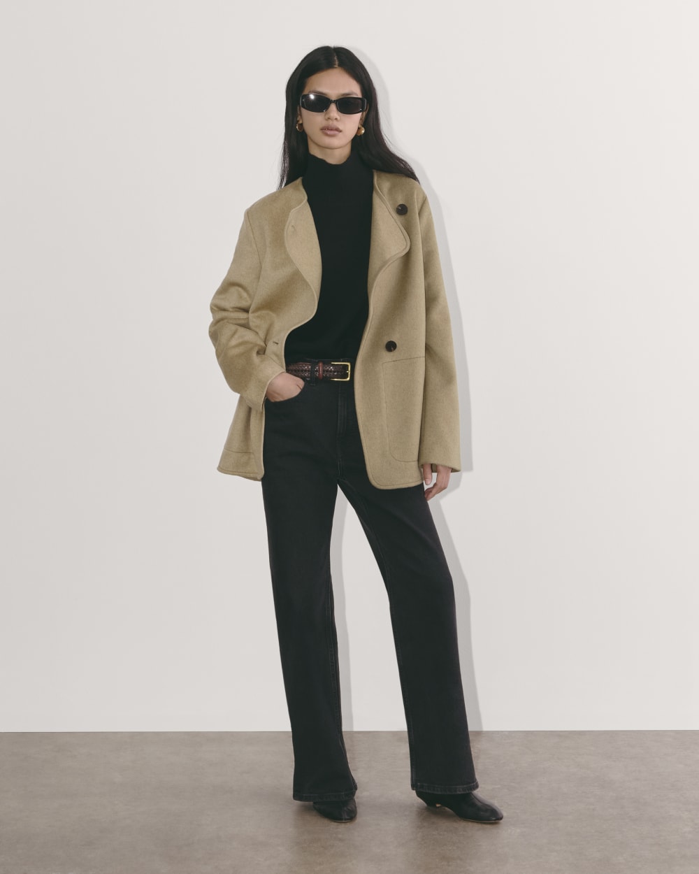 The October Coat | Dark Heathered Camel - Image 3