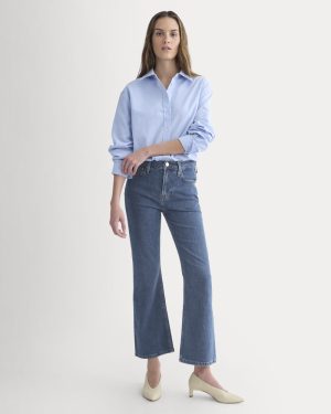 High-Rise Kick Flare Jean | Ocean