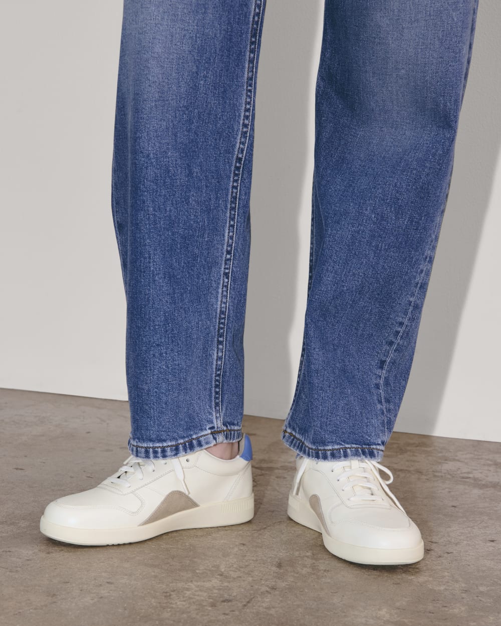 The Court Sneaker | Canvas Tan / Bluebell / Trench Coat - Image 7