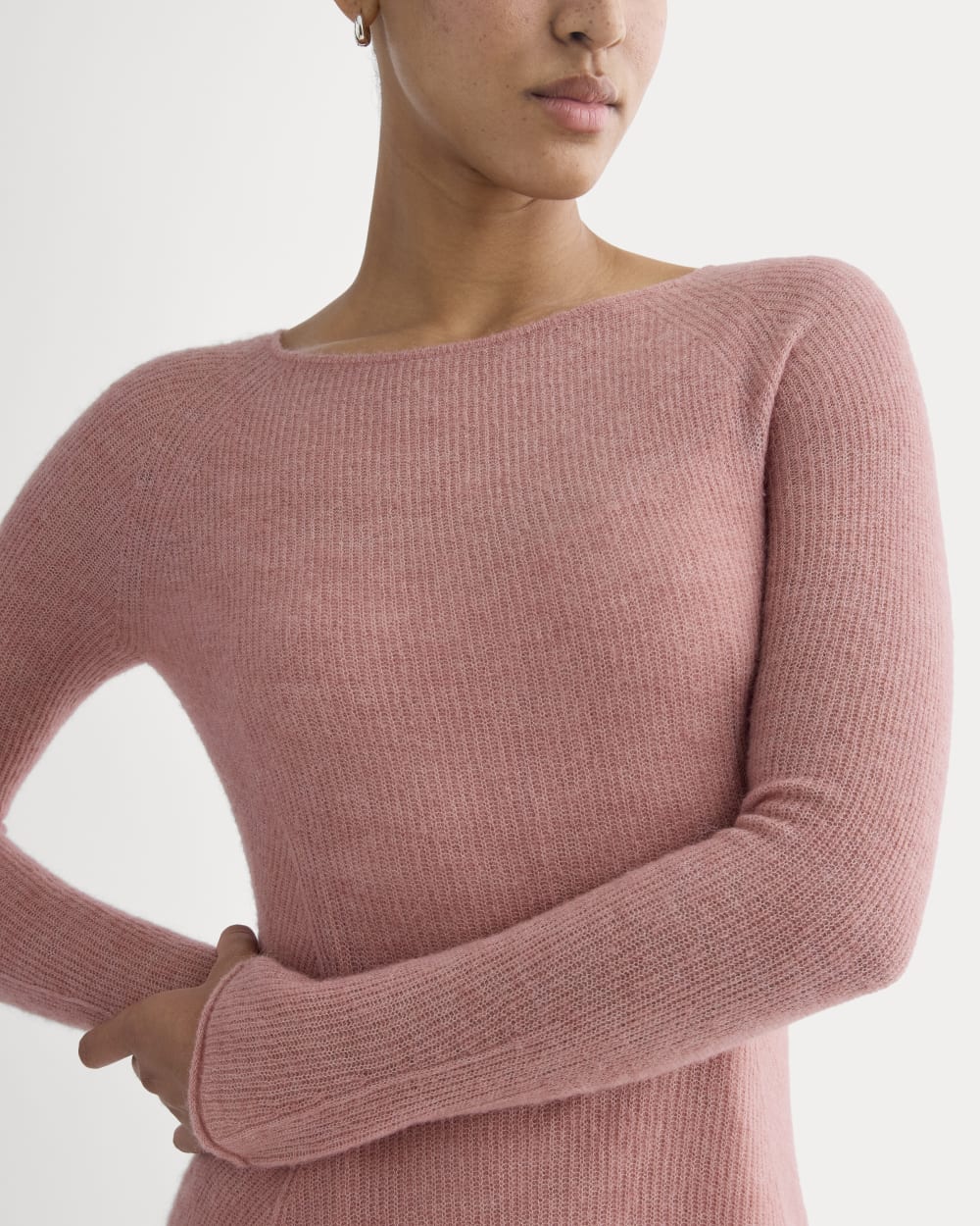The Air Alpaca? Sweater Dress | Rose Dust - Image 3