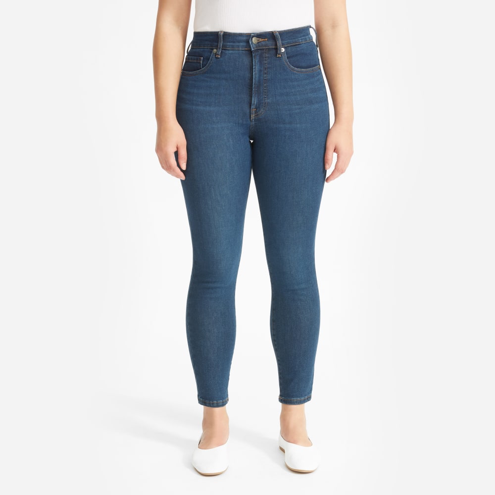 The Authentic Stretch High-Rise Skinny | Dark Blue Wash | 26.5 Inseam - Image 10