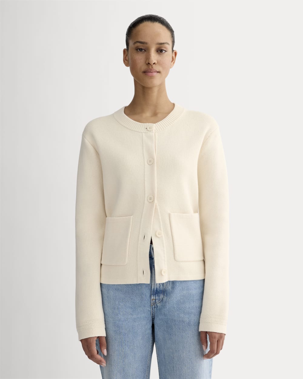 The Crew Cardigan in Everyday Cotton | Canvas