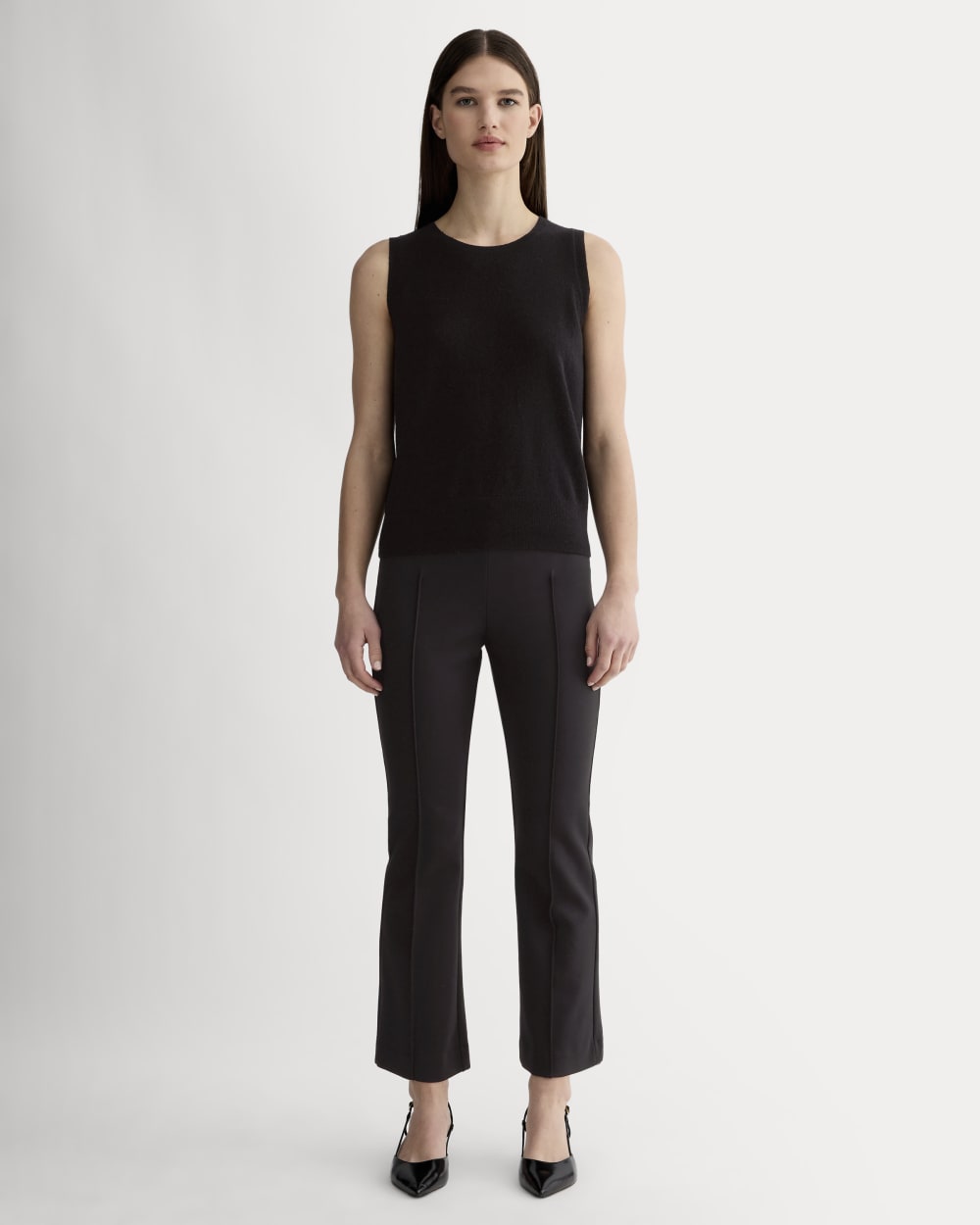 The Classic Tank in Cashmere | Black - Image 3