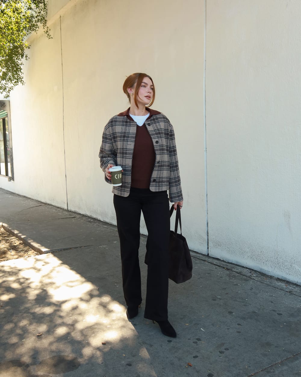 The Cocoon Coat in Wool | Black - Image 7