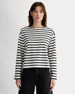 The Mariner Tee | Bone / Black