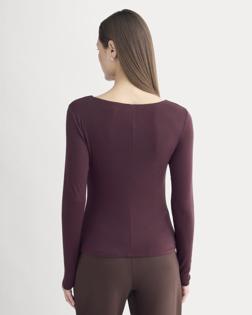 Button-Up Top in Butterluxe | Deep Plum - Image 5