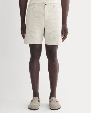 The Seersucker Short | Trench Coat Khaki / Natural