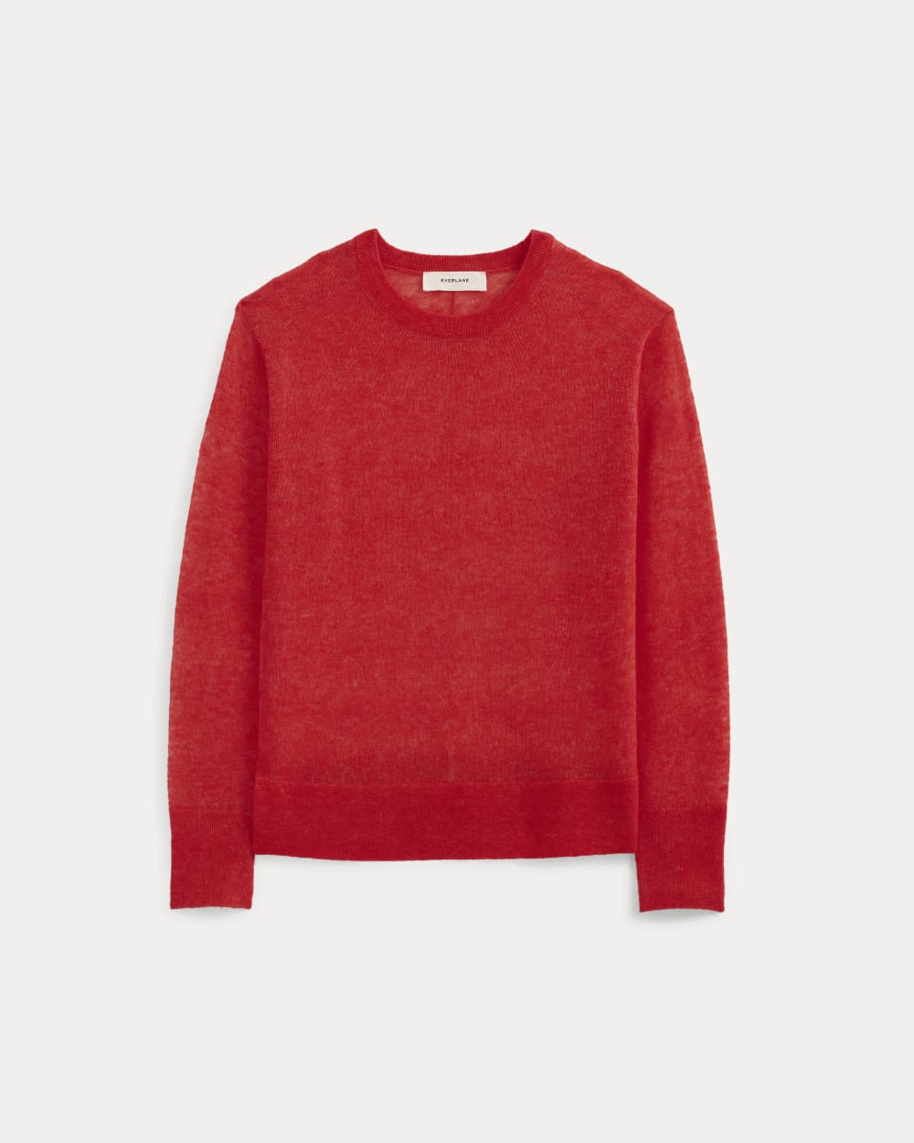 The Air Alpaca? Relaxed Crew Top | Fiery Red - Image 2